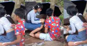 လူကြားထဲ လိုးတာဆိုတော့ စော်လေးကတုန်နေတယ်
